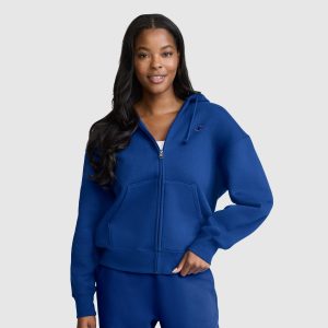 Powerblend Fleece Zip-Up Hoodie. C Logo